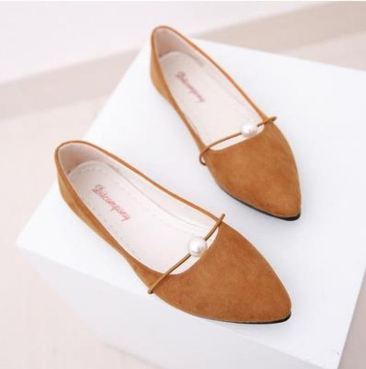 Drune | Perlen Flache Schicke Schuhe