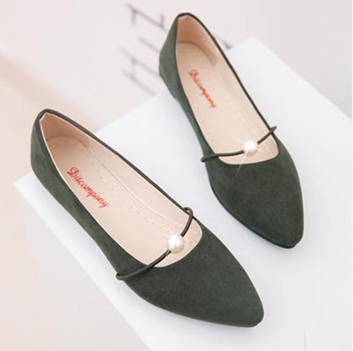 Drune | Perlen Flache Schicke Schuhe