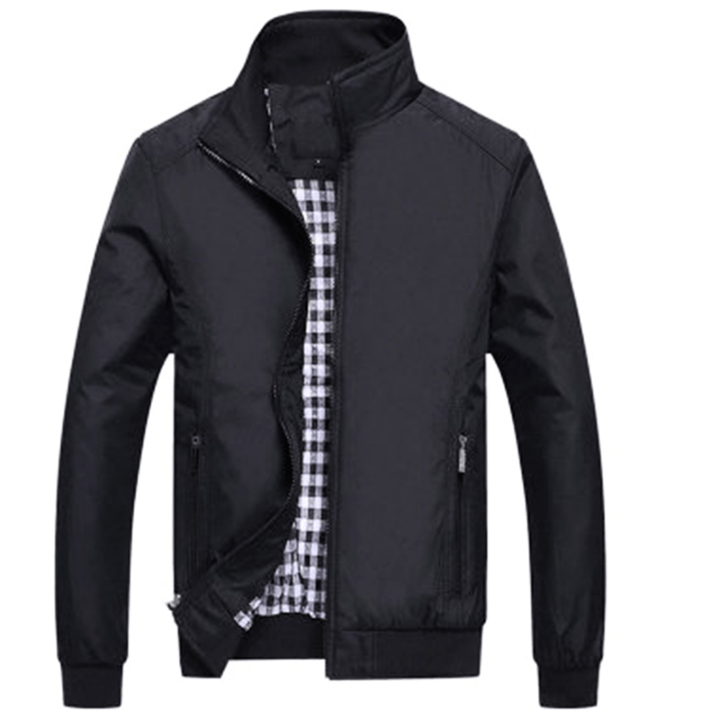 Drune | Jack Herren Sommerjacke Klassisches Design Komfortabel