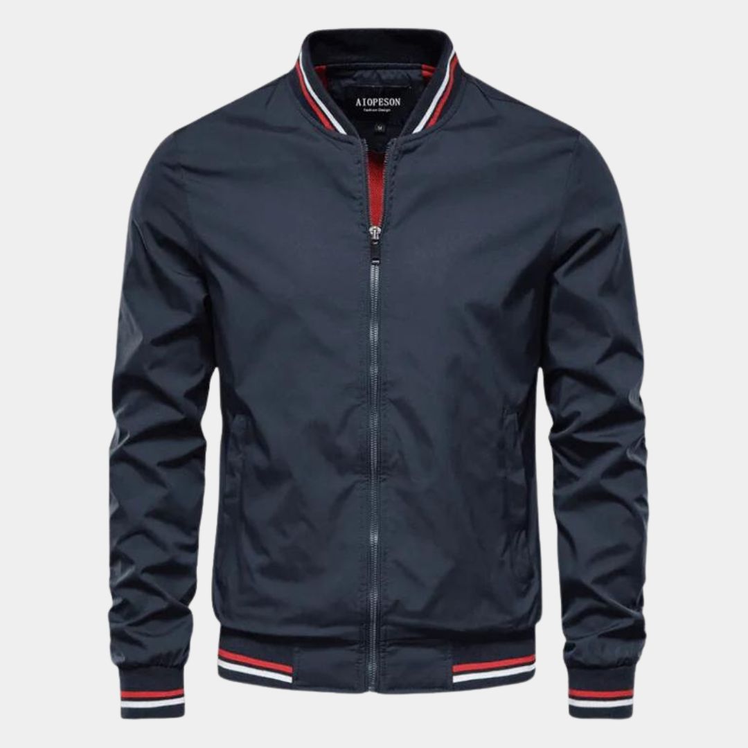 Drune | Klassische Bomberjacke Polyester Militärgrün und Stilet