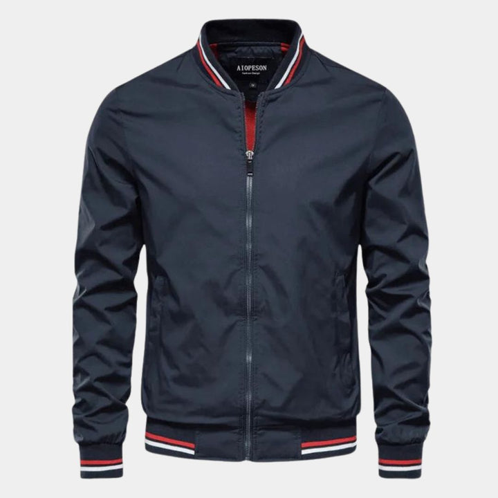 Drune | Klassische Bomberjacke Polyester Militärgrün und Stilet