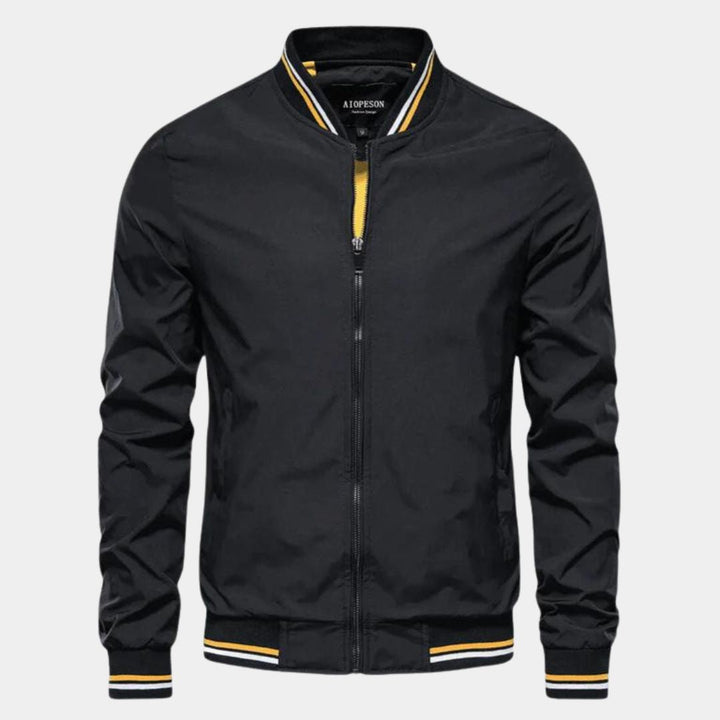Drune | Klassische Bomberjacke Polyester Militärgrün und Stilet