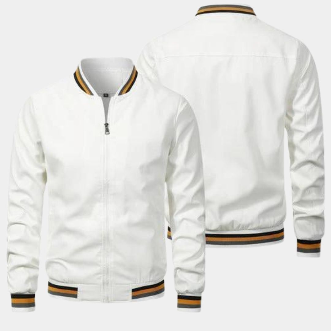 Drune | Klassische Bomberjacke Polyester Militärgrün und Stilet