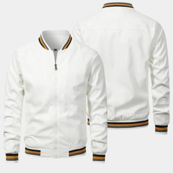 Drune | Klassische Bomberjacke Polyester Militärgrün und Stilet