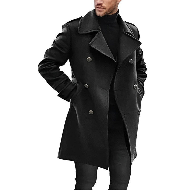 Drune | MITTELLANGER HERRENMANTEL MIT REVERS