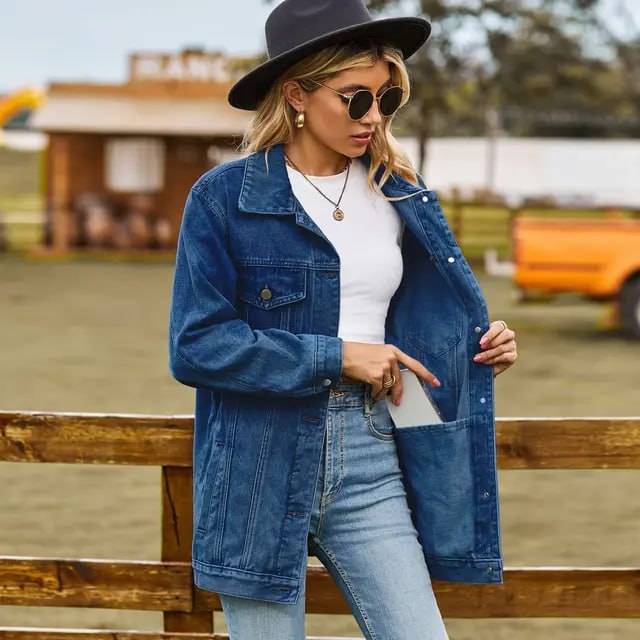 Drune Die Vintage Jeansjacke unter Ihrem Mantel