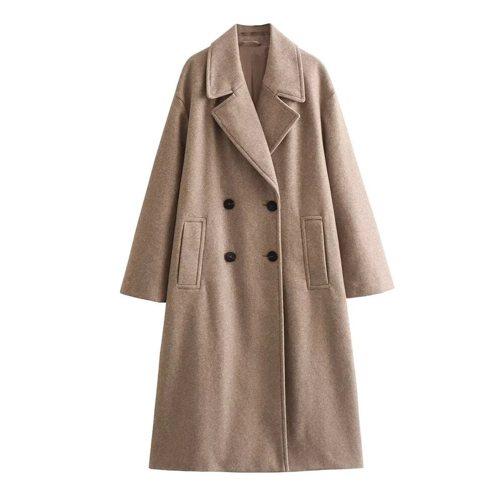 Drune | Stylische lange Jacke für Damen - Elegantes Design - Warmen Wintermantel