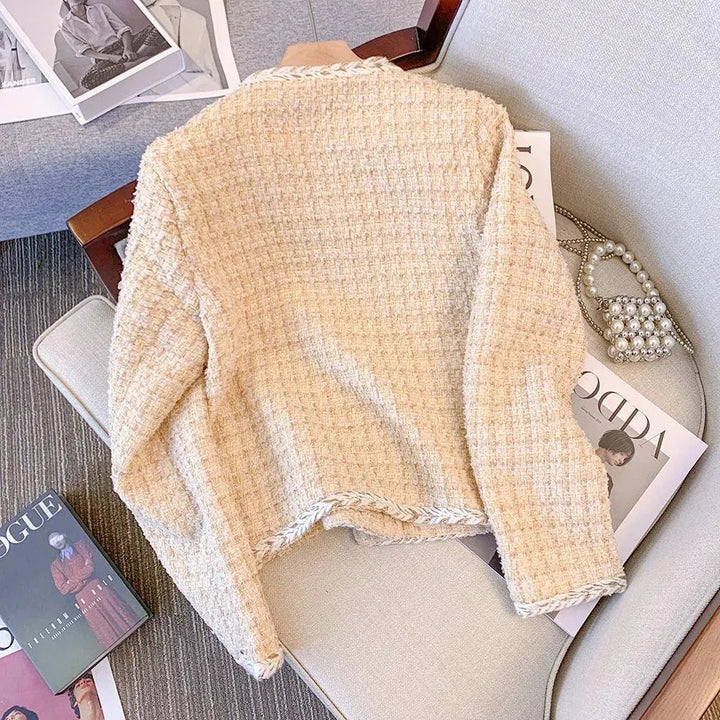 Drune | Rosa Karos Tweedjacke
