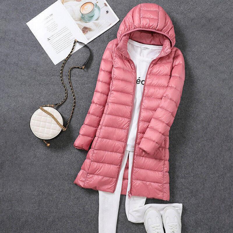 Drune | Lang Daunenjacke Angenehm Warm & Stilvoll