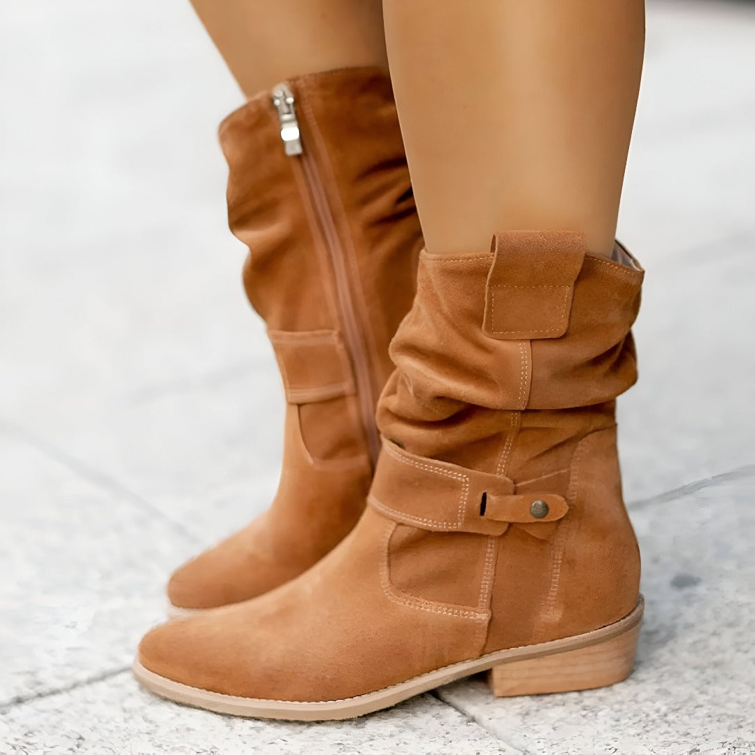 Drune | kunstleder-stiefeletten für frauen