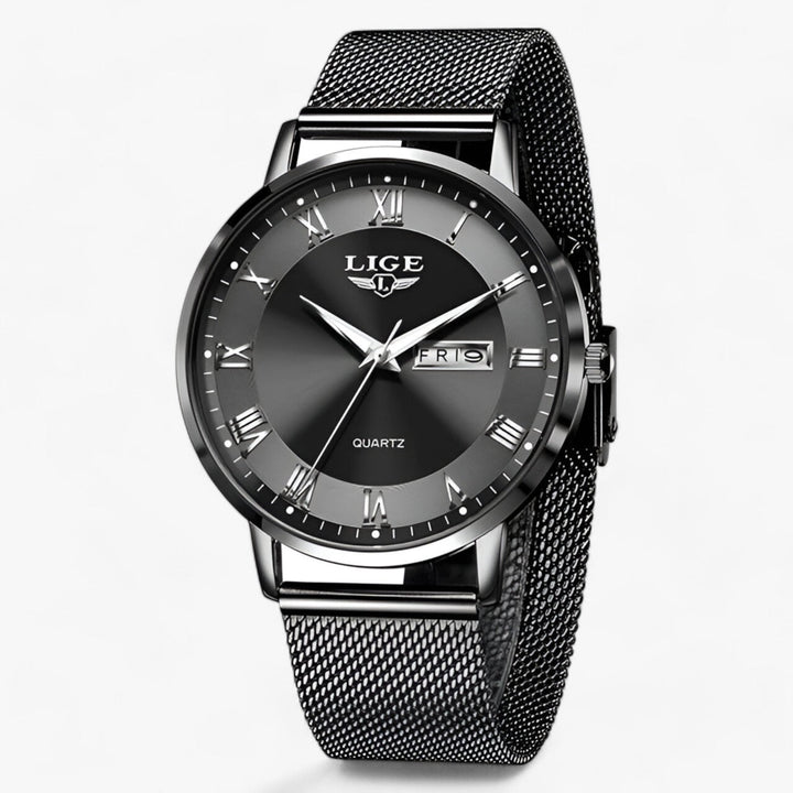 Drune | Elegantes Stahl Mesh Uhr