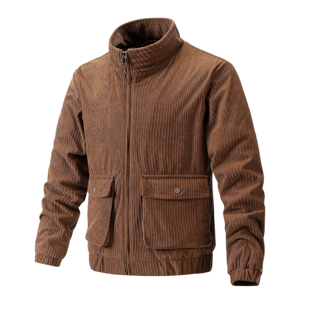 Drune | Cordjacke mit Reißverschluss