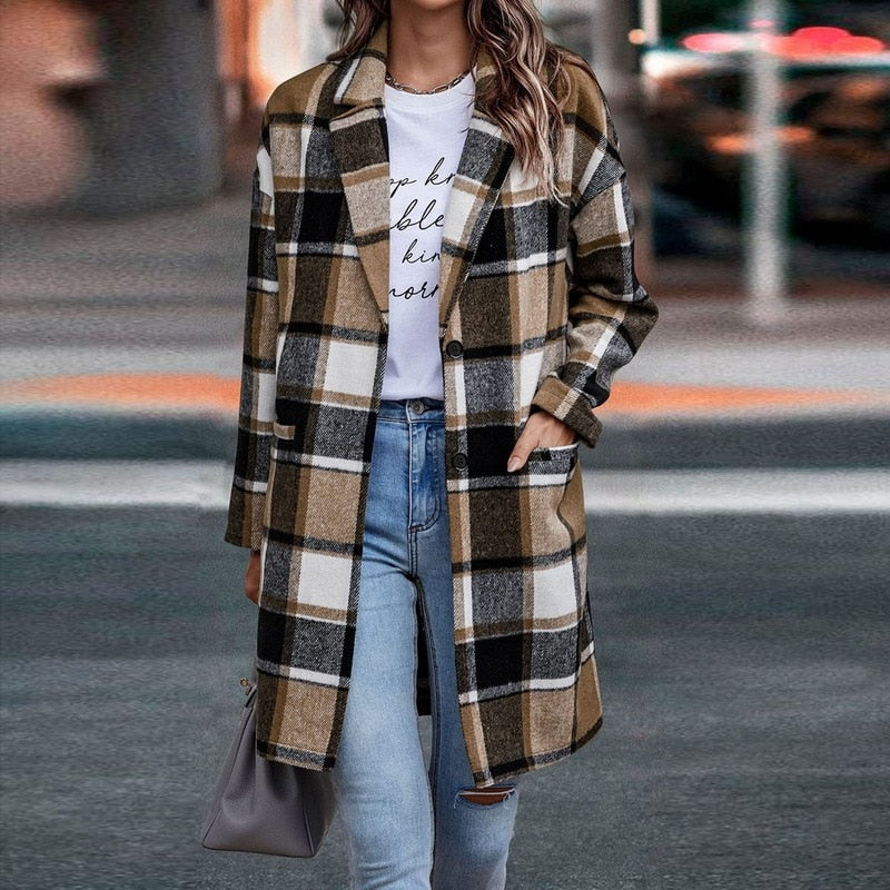 Drune | Karierte Jacke für Frauen - Stylisch und Bequem