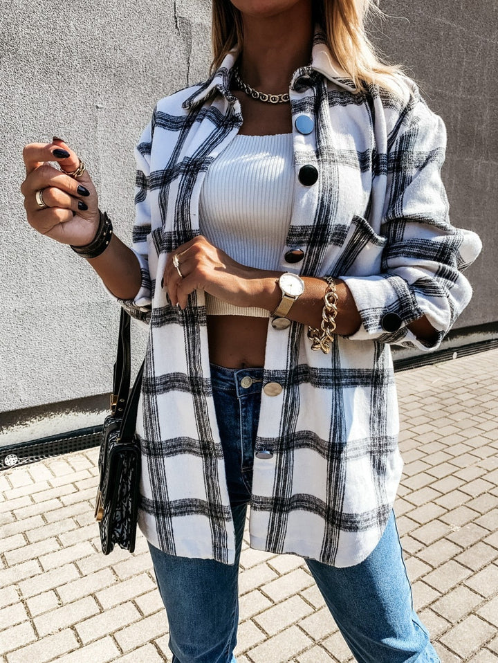 Drune | Karo-Jacke für Frauen - Stilvoll & Bequem