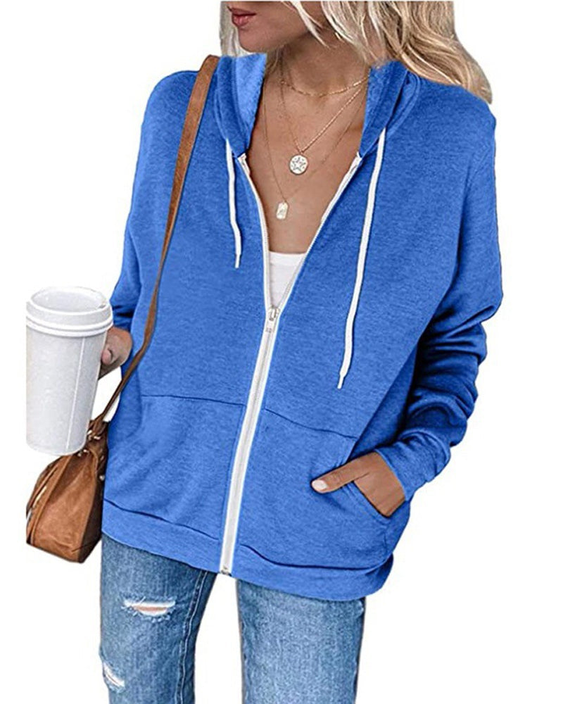 Drune | Schlichter Damen Hoodie mit Taschen