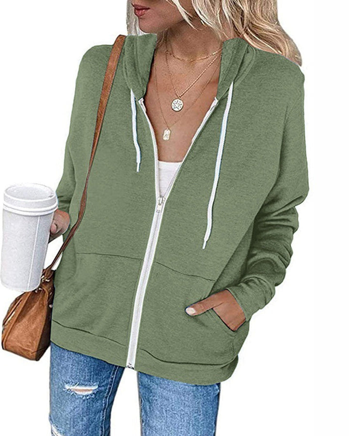 Drune | Schlichter Damen Hoodie mit Taschen