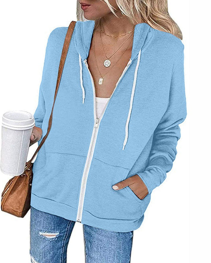 Drune | Schlichter Damen Hoodie mit Taschen