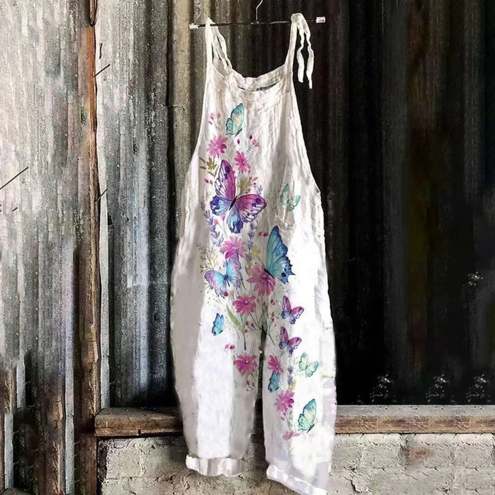 Drune | Latzhose Jeans Blume