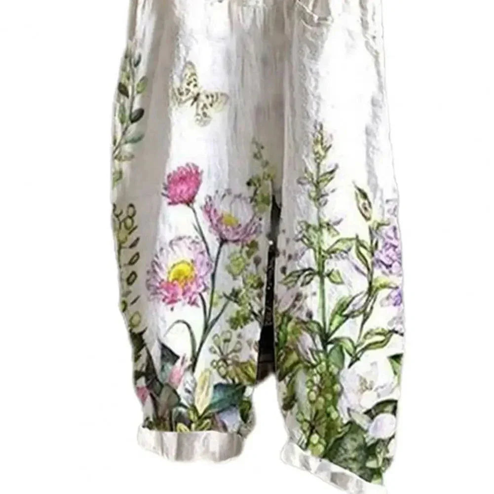Drune | Latzhose Jeans Blume