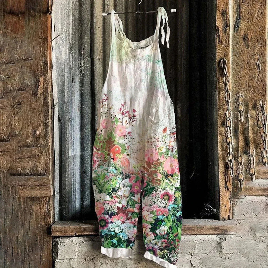 Drune | Latzhose Jeans Blume