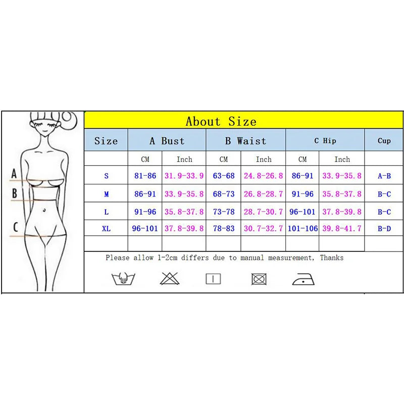 Drune | Bikini Blumenmuster Push Up