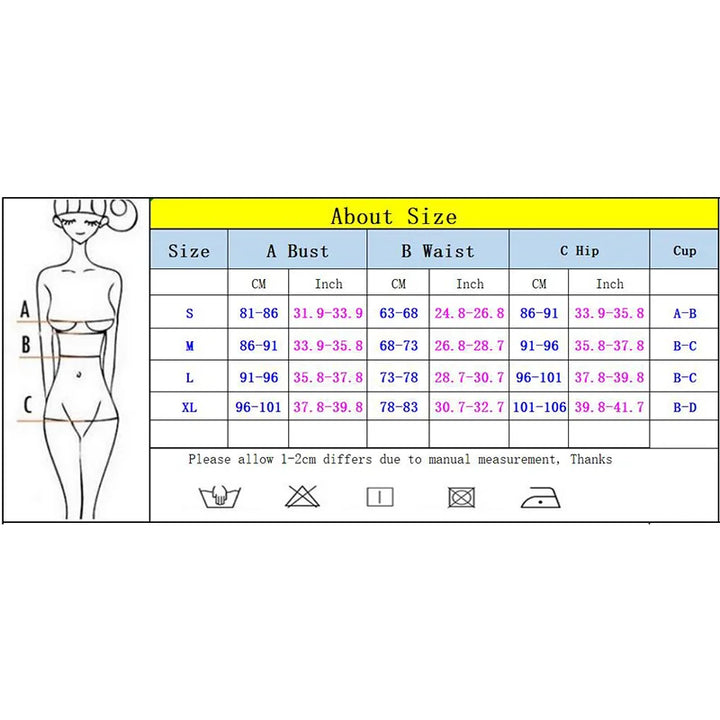 Drune | Bikini Blumenmuster Push Up