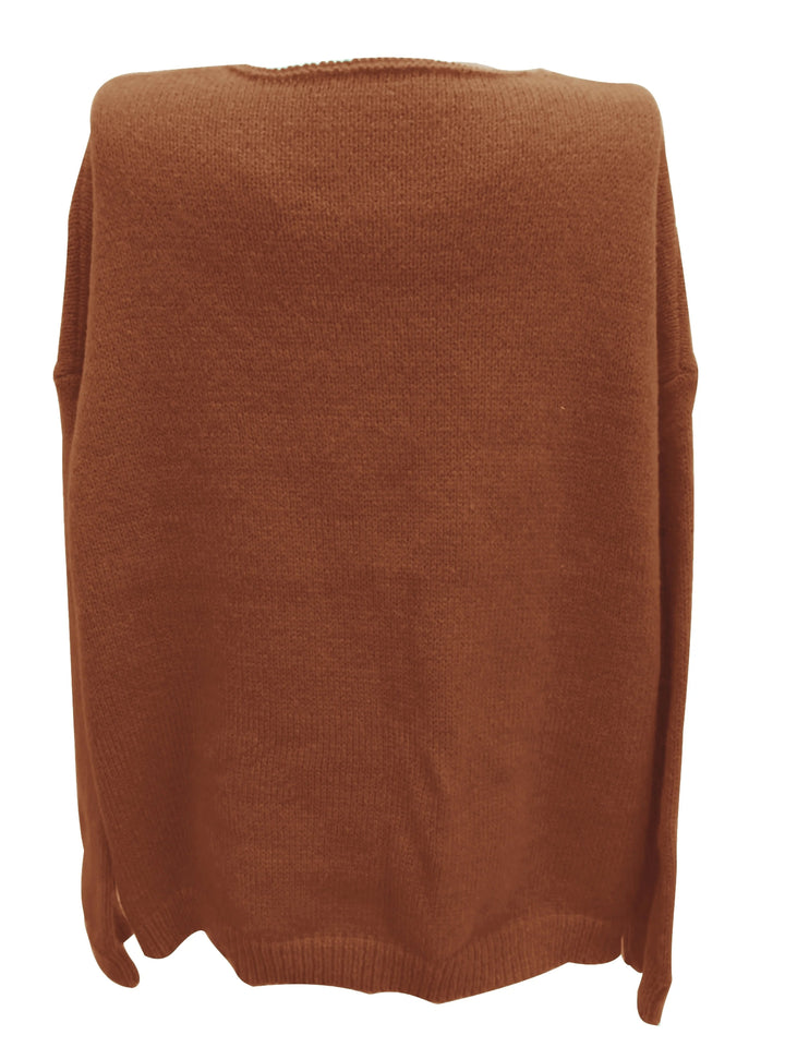 Drune | Plus Size Freizeit V-Ausschnitt Pullover für kurvenreiche Frauen