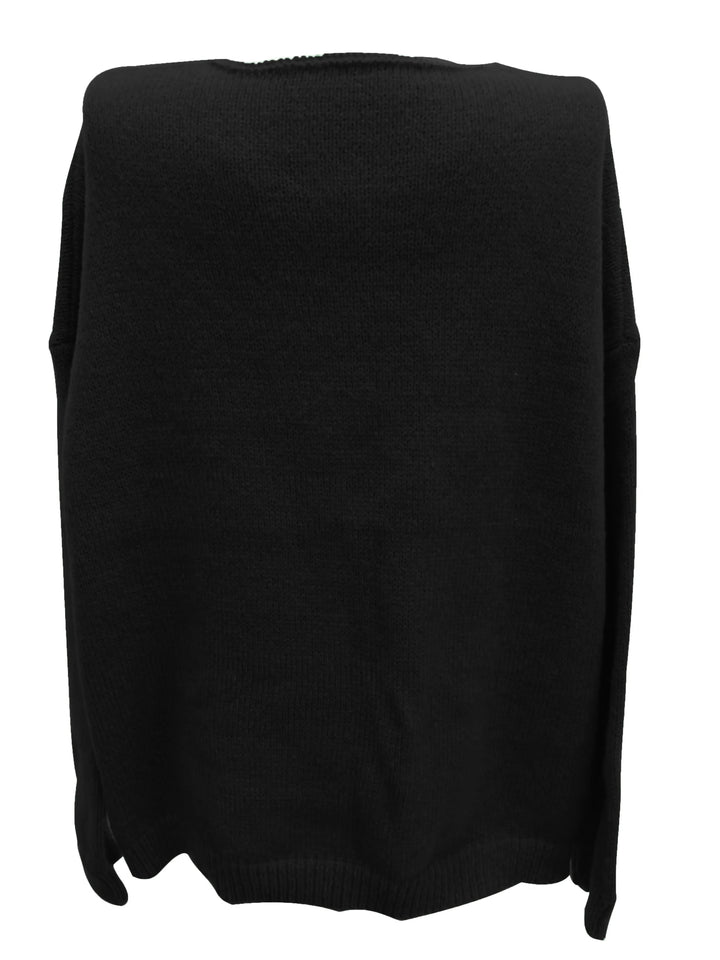 Drune | Plus Size Freizeit V-Ausschnitt Pullover für kurvenreiche Frauen