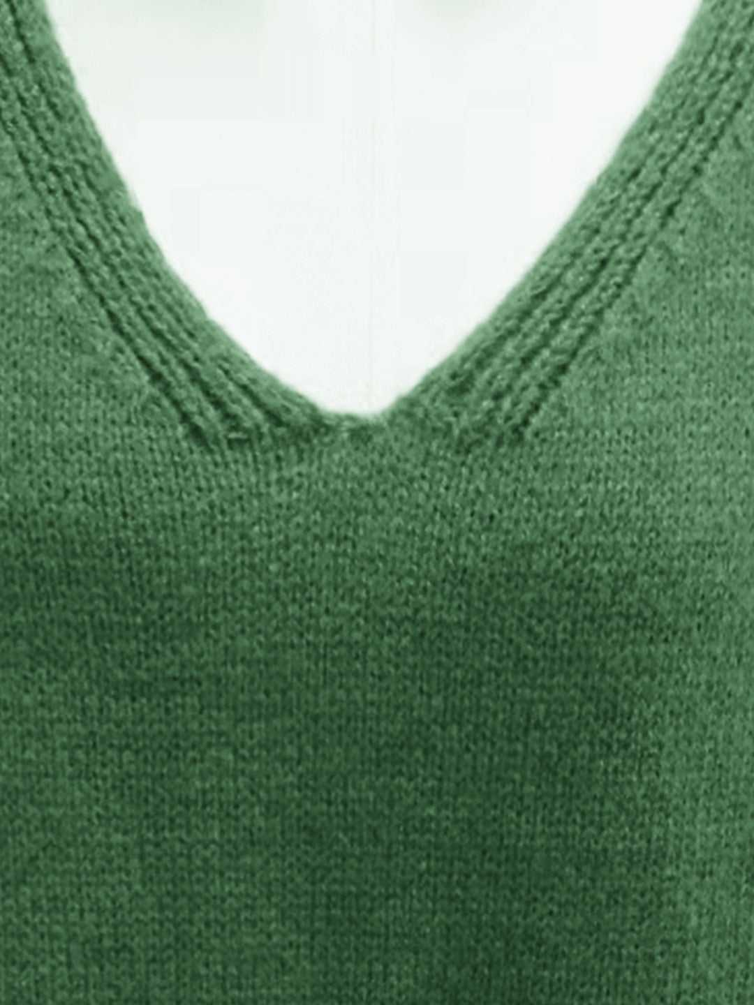 Drune | Plus Size Freizeit V-Ausschnitt Pullover für kurvenreiche Frauen