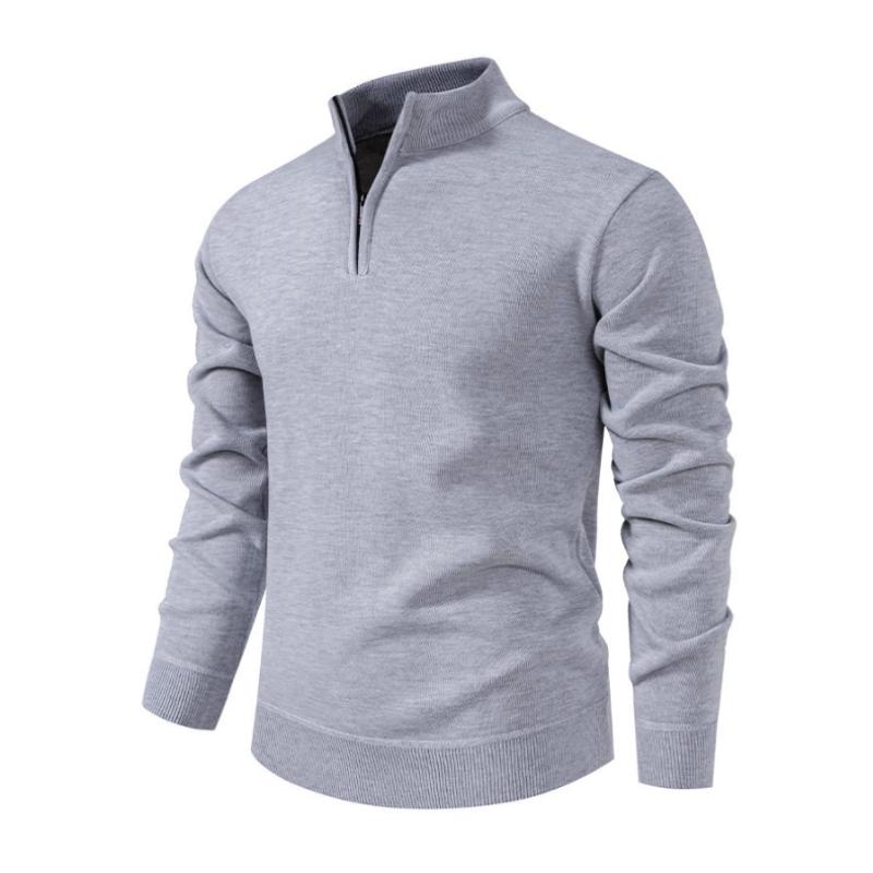 Drune | Halb-zip Strickpullover Weich und Warm Zeitloses Design