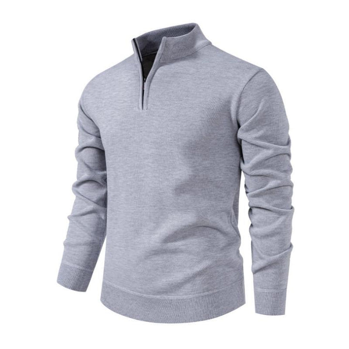 Drune | Halb-zip Strickpullover Weich und Warm Zeitloses Design