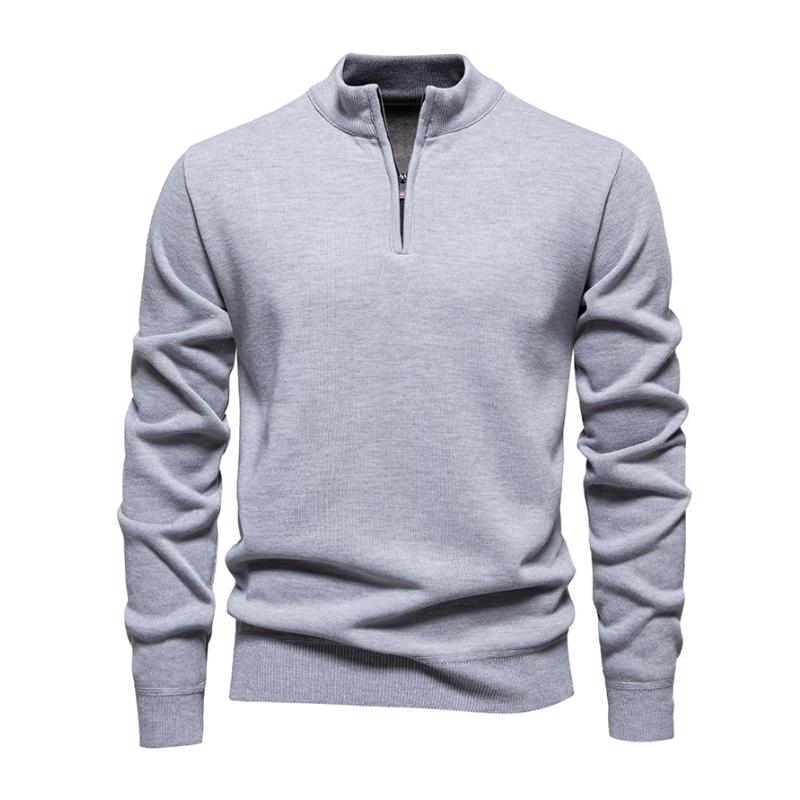 Drune | Halb-zip Strickpullover Weich und Warm Zeitloses Design