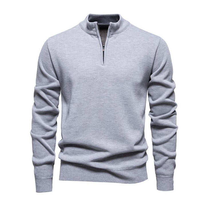 Drune | Halb-zip Strickpullover Weich und Warm Zeitloses Design