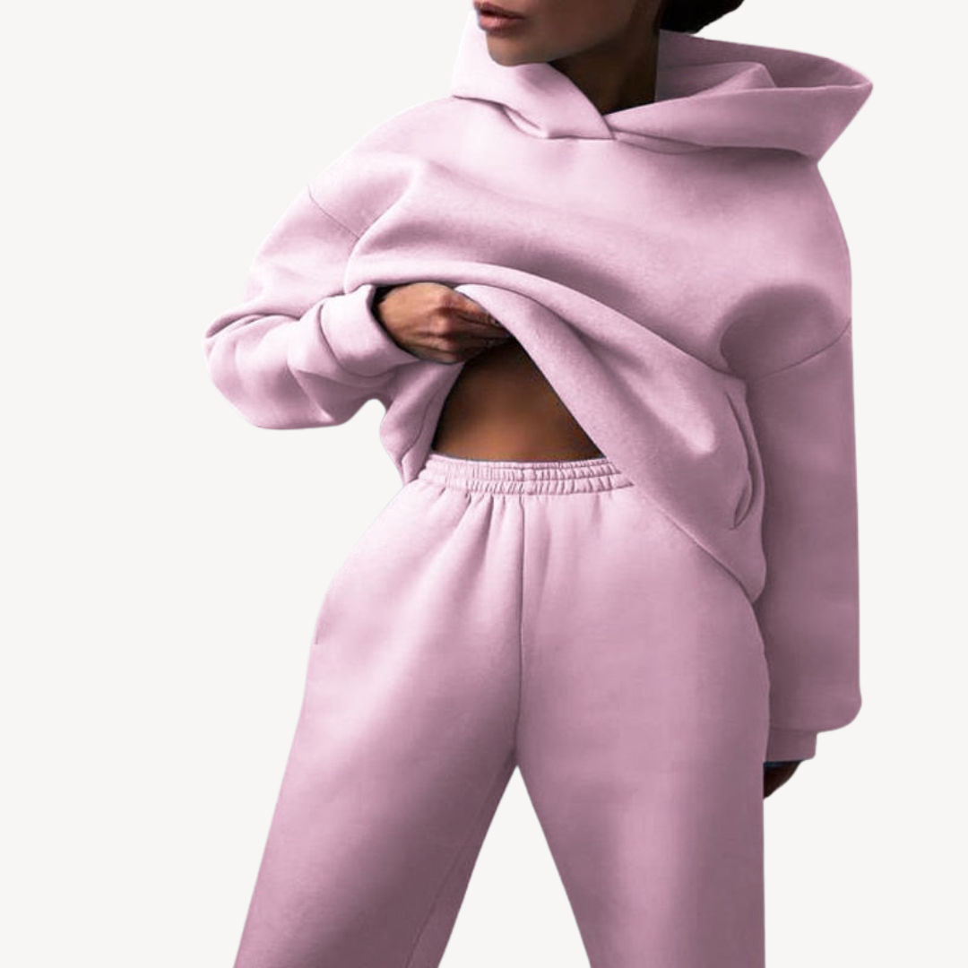 Drune | Oversized Hoodie und Jogger Set für Frauen