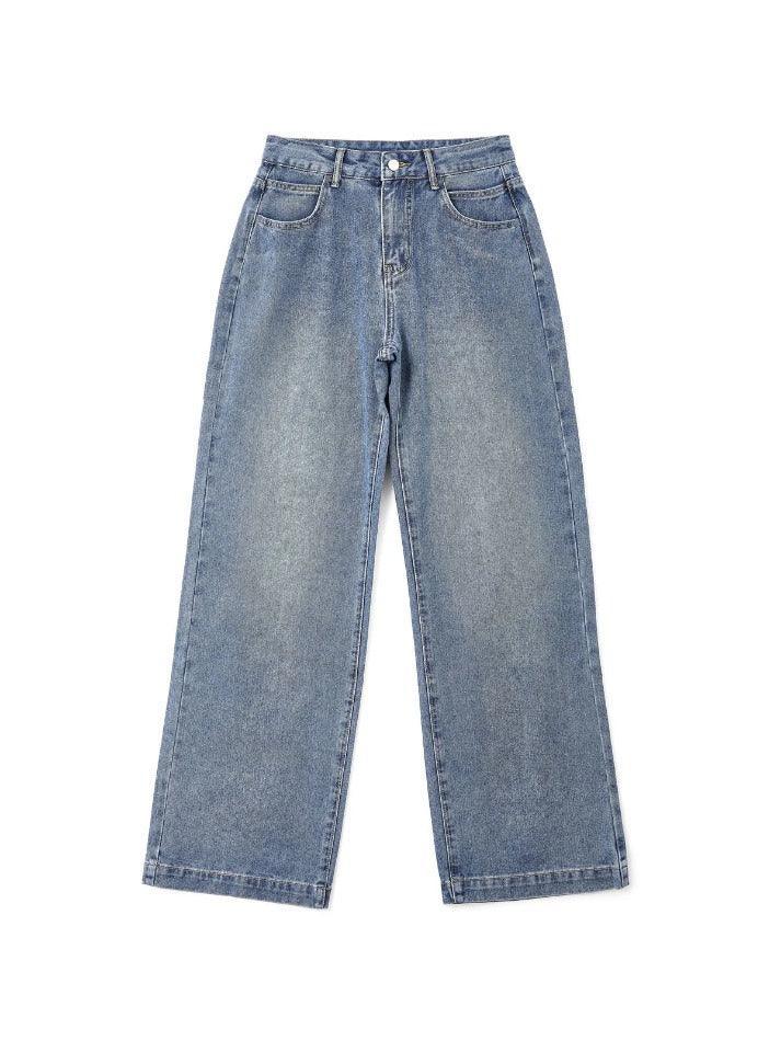 Drune | Taschen Design Blue Wash Boyfriend Jeans