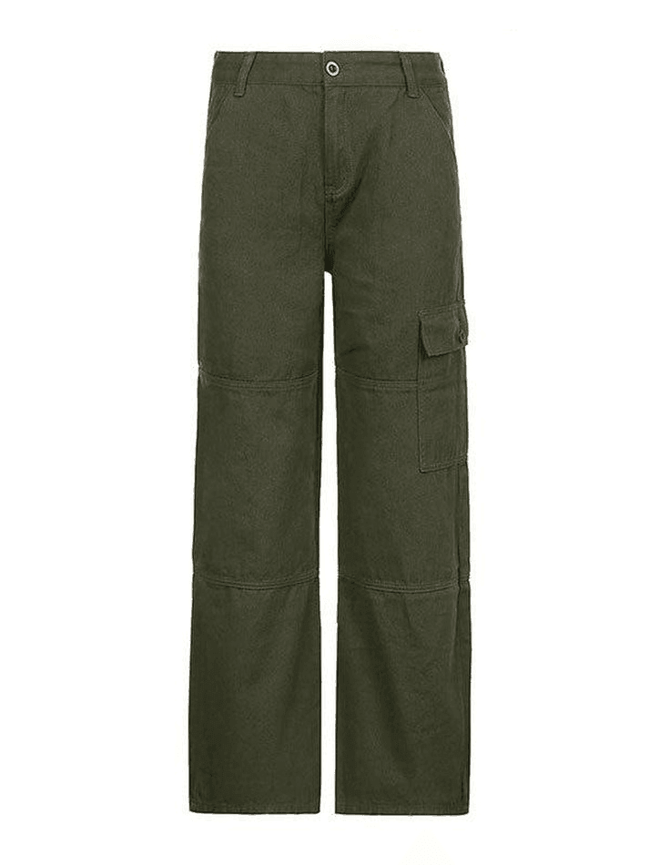 Drune | Taschenveredelte Gerade Cargojeans