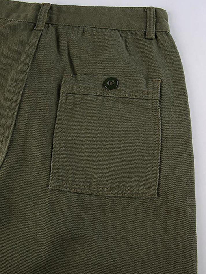Drune | Taschenveredelte Gerade Cargojeans