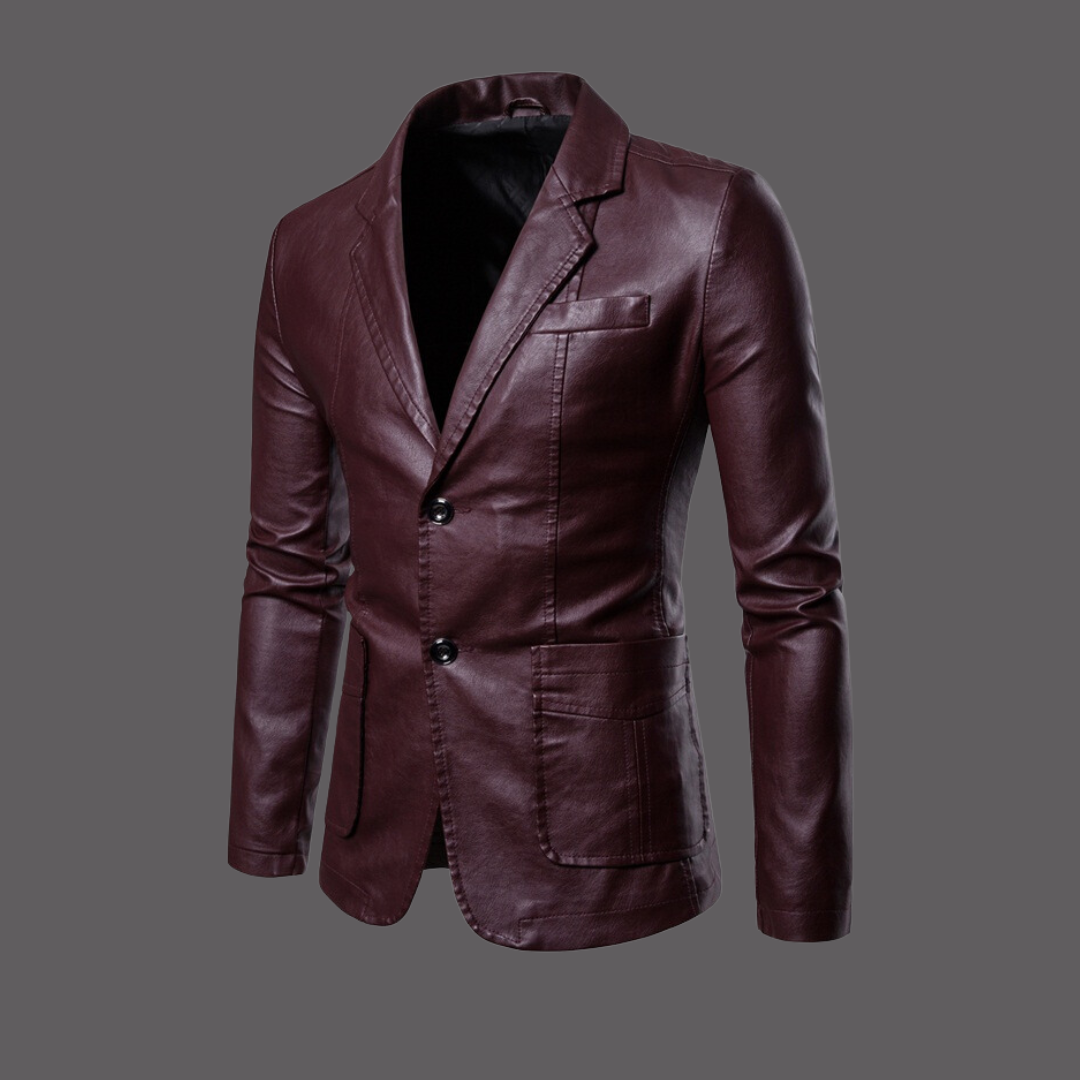 Drune - Modische Leathet Jacke für Männer