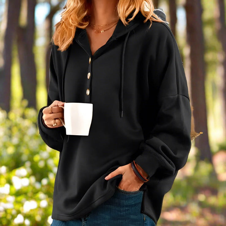 Drune | Stylischer Luftiger Damen Kapuzenpullover in Übergröße