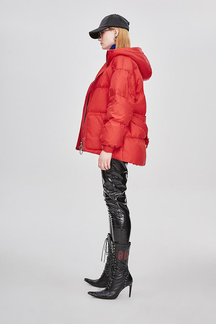 Drune | Damenmantel mit Gürtel "Street Chic"