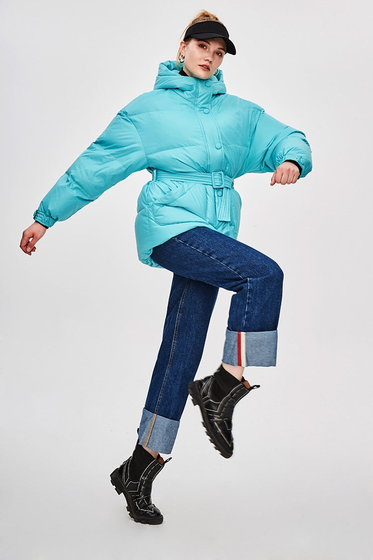 Drune | Damenmantel mit Gürtel "Street Chic"