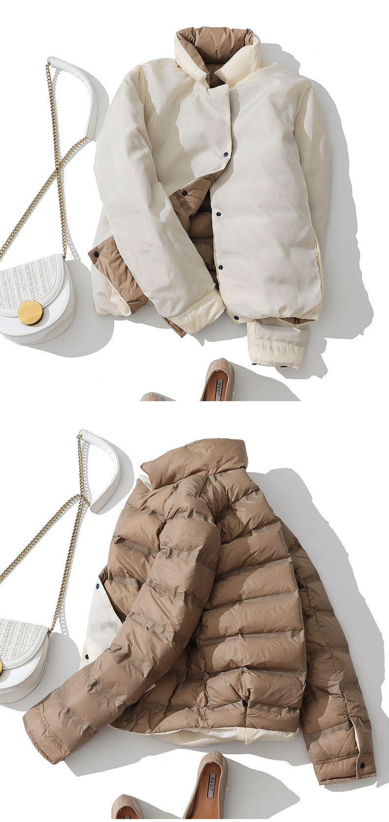 Drune | Doppelseitige Slim Jacke