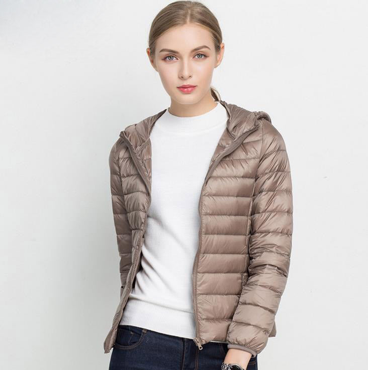 Drune | Daunenjacke mit Kapuze Damen