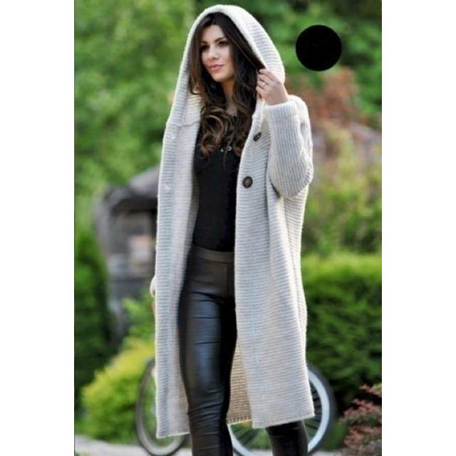 Drune | Heidi lange Strickjacke