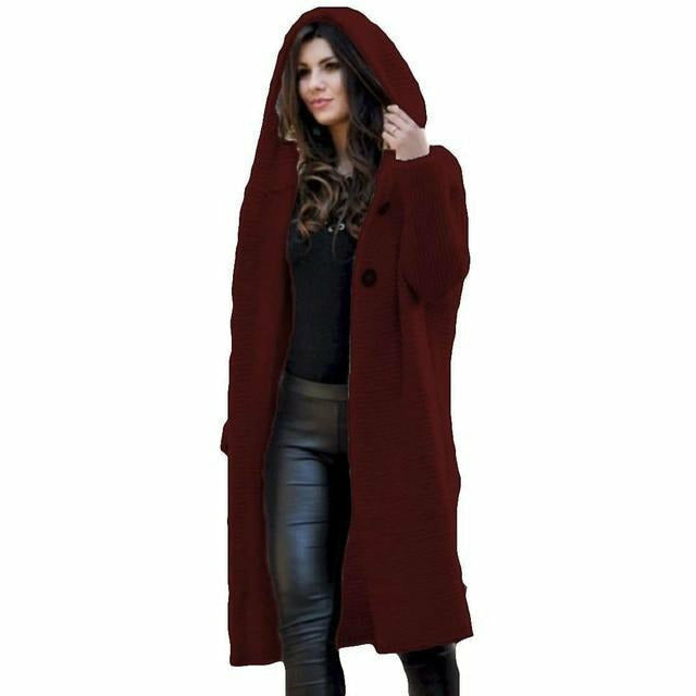Drune | Heidi lange Strickjacke