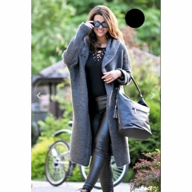 Drune | Heidi lange Strickjacke
