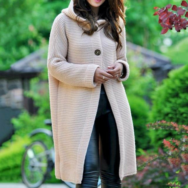 Drune | Heidi lange Strickjacke