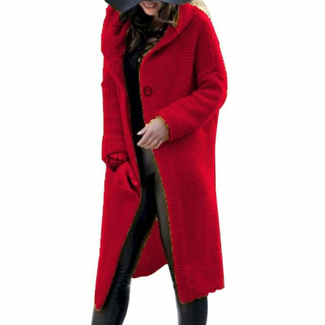 Drune | Heidi lange Strickjacke