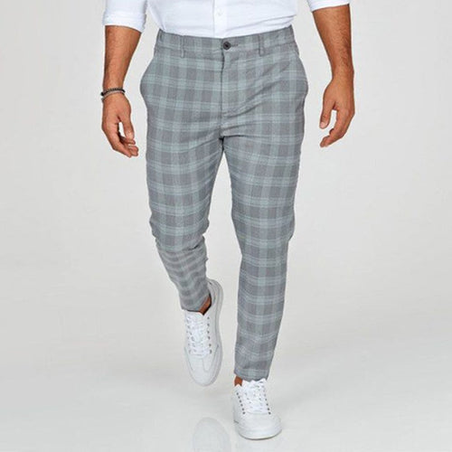 Drune | Männer Karierte Slim Fit Hose