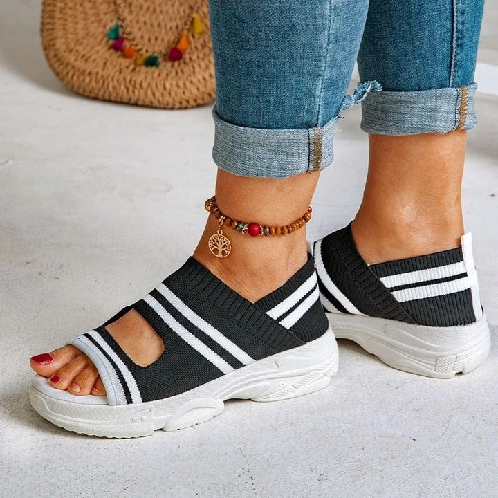 Drune | Plateausandalen aus Canvas